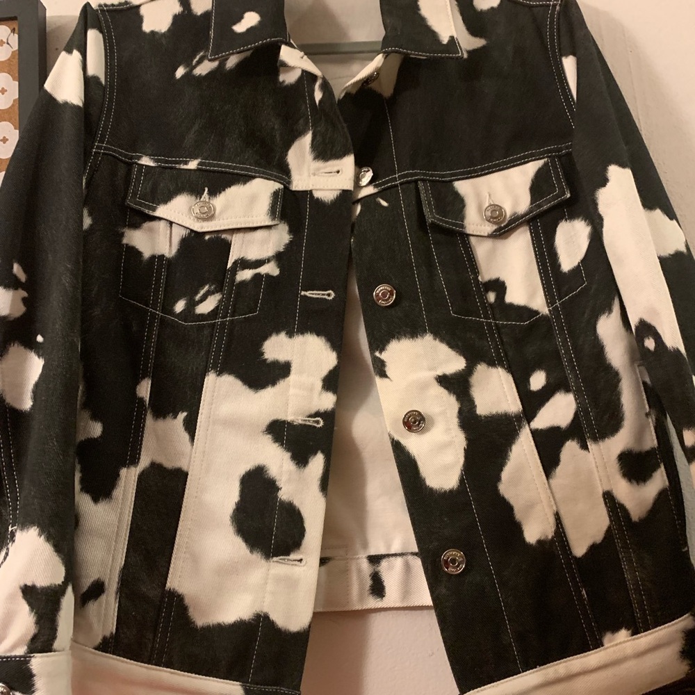 Burberry Cow Print Jacket